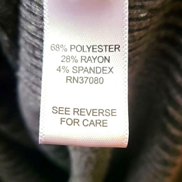 Cato Dark Gray Pullover Top with Cut-outs Down the Arms, Size 22/24W - Picture 9 of 9